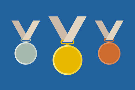 medal templatesのイラスト素材