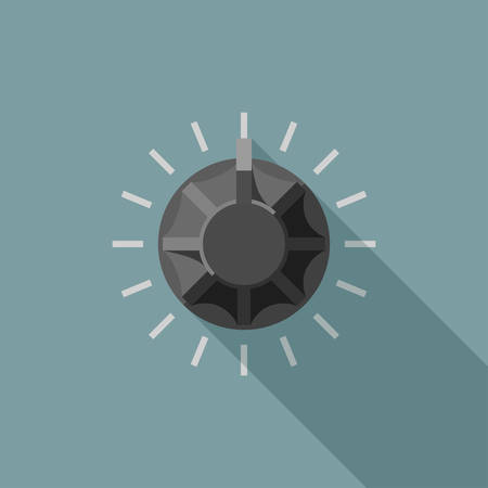 Round switch iconのイラスト素材