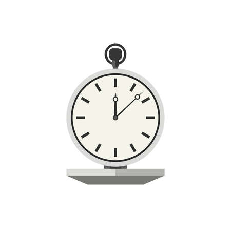 Stopwatch flat iconのイラスト素材