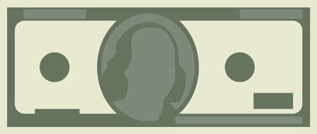 One hundred dollarのイラスト素材