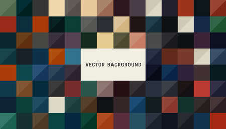 Geometric background with coloured squares.