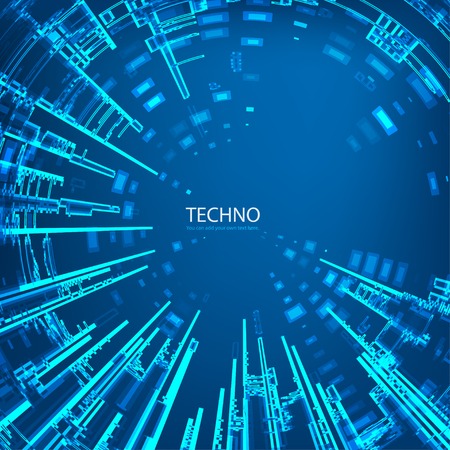 Techno 3のイラスト素材