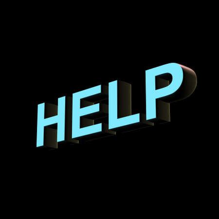 Help.の写真素材