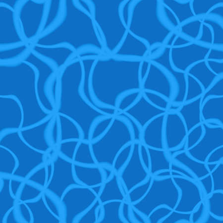 Blue background.