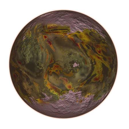 Planets in space.