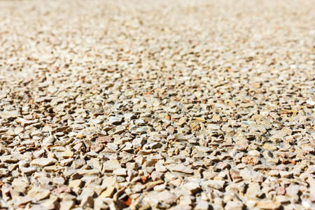 Crushed gravel texture backgroundの写真素材