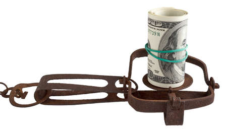 Money trapの写真素材