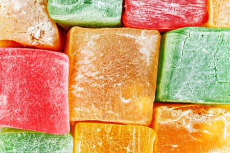 Turkish delight close-upの写真素材