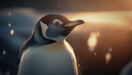 Gentoo penguin (Pygoscelis papua)の素材