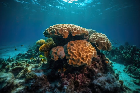 Coral reef and tropical fish in the Red Sea. Egypt.の素材