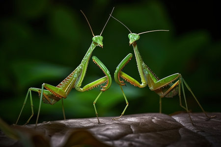 Praying mantis, Praying mantis, Mantis religiosaの素材