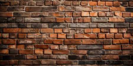 Brick wall texture background for interior or exterior design with copy space.の素材