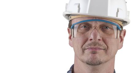 Portrait of a technician isolated