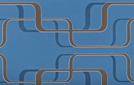 Background from blue-brown coarse canvas texture