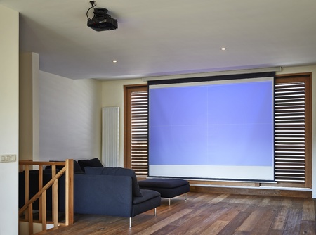  Home Theater in New Homeの写真素材