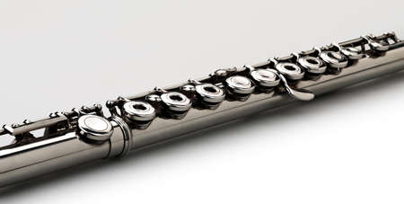 flute detail on white background 
の写真素材