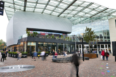BRUSSELS, BELGIUM, 20 OCTOBER 2016: The new shopping district Docks Bruxsel, Official opening...