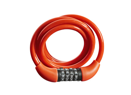 Security system lock for bike with 2019 as password combination.の写真素材