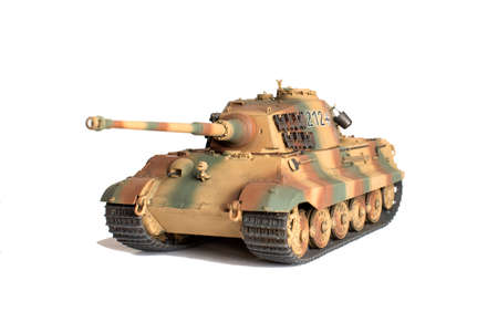 scale model of old vehicle