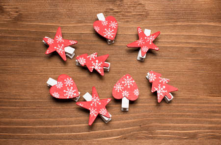 Christmas decorations and accessoriesの写真素材