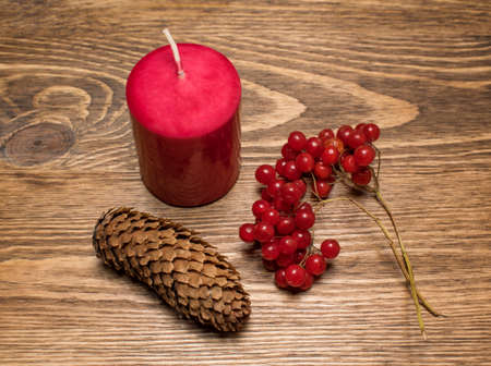 Christmas decorations and accessoriesの写真素材