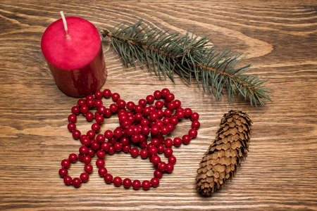 Christmas decorations and accessoriesの写真素材