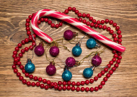 Christmas decorations and accessoriesの写真素材
