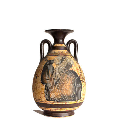 Ancient greek amphora for wineの写真素材