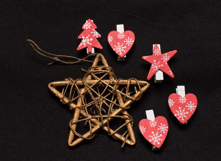 Christmas decorations and accessoriesの写真素材