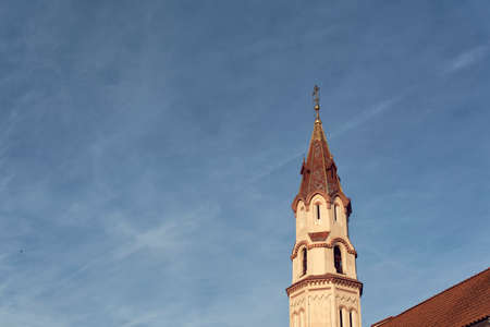 Beautiful old vilnius old architectureのeditorial素材