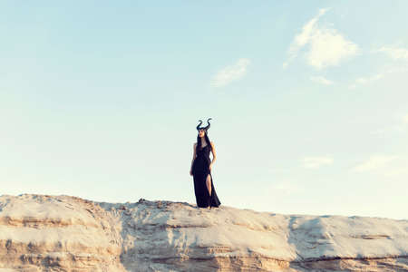 One summer day in the desertの写真素材