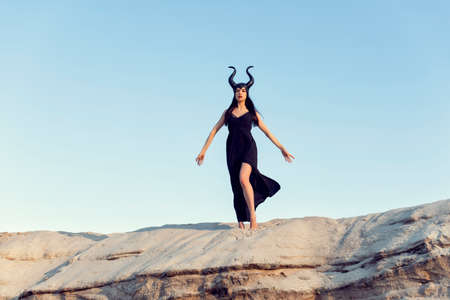 One summer day in the desertの写真素材