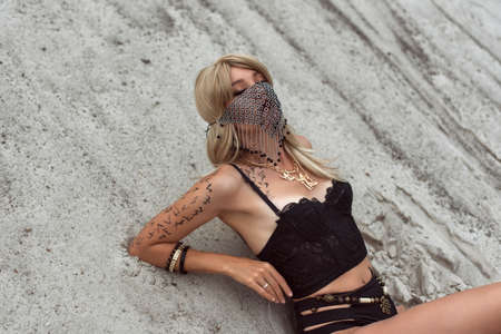 Young woman in Egyptian style