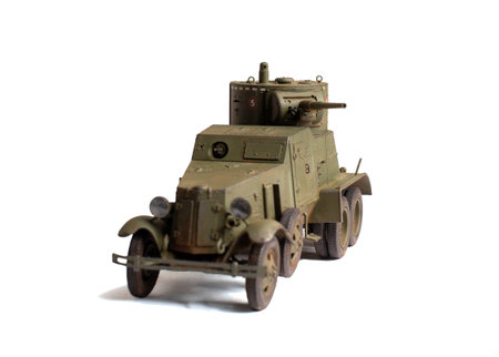 scale model of old vehicleの写真素材