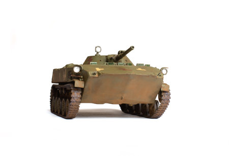 Scale model of old vehicle