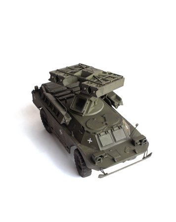 Scale model of old vehicleの写真素材