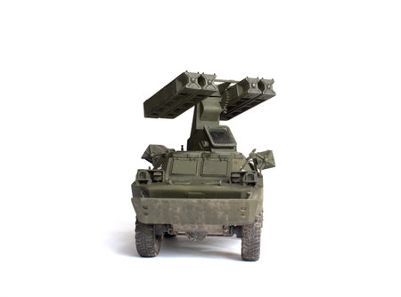 Scale model of old vehicleの写真素材