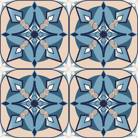 Seamless spirograph geometric texture vector background pattern.のイラスト素材