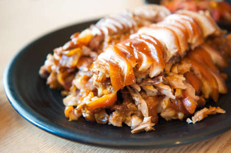 Korean food, roased pig feetの写真素材