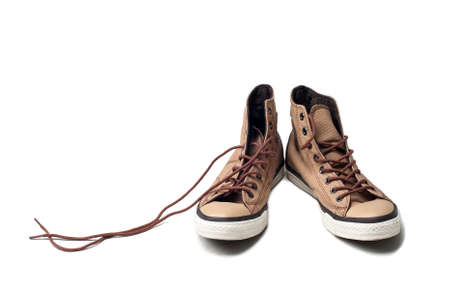 Shoes isolated on whiteの写真素材