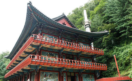 Chungcheongbuk-do, South Korea - August 29, 2016: Guinsa temple in Sobaek Mountains, South Koreaのeditorial素材