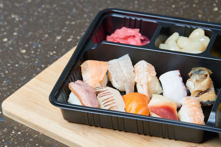 Various sushi, lunch Nigiri Sushi setの写真素材