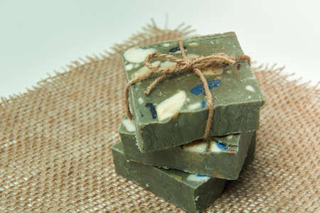 natural handmade soapの写真素材