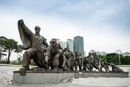 Seoul, South Korea - July 27, 2017 : The Architecture and unidentified tourists are in The War Memorial of Korea, Seoul City, South Korea, on July 27, 2017のeditorial素材