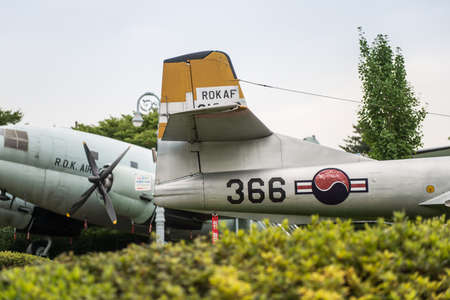 Seoul, South Korea - July 27, 2017 : The Architecture and unidentified tourists are in The War Memorial of Korea, Seoul City, South Korea, on July 27, 2017のeditorial素材