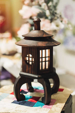Korean traditional lamp for interiorの写真素材