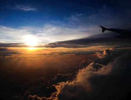 Sunrise on the sky
