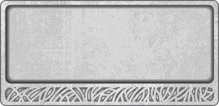 Decorative border from the bound lines in the Celtic styleのイラスト素材