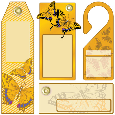 Set of colorful sale stickers and labelsのイラスト素材