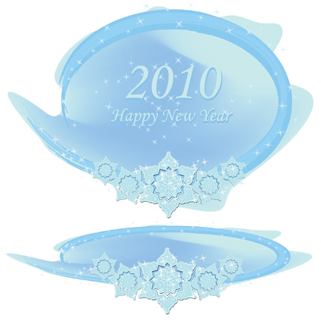 Vector greeting card - Happy Christmas And New-Year's のイラスト素材